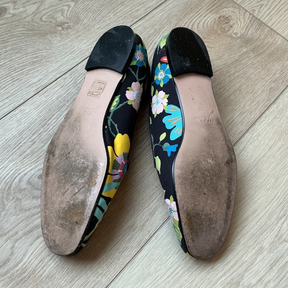 J. Crew Smoking slippers loafers Liberty Floral - size 9.5 - Picture 4 of 4